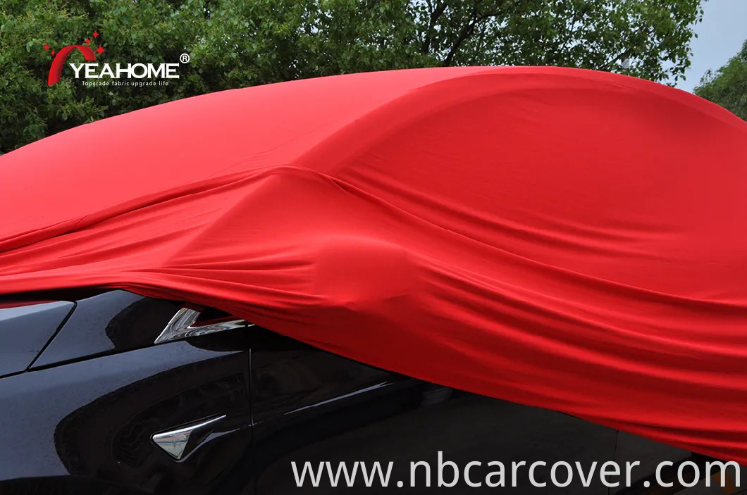 Custom-Made Ultra Soft Stretch Indoor Car Cover Dust-Proof Breathable Cover